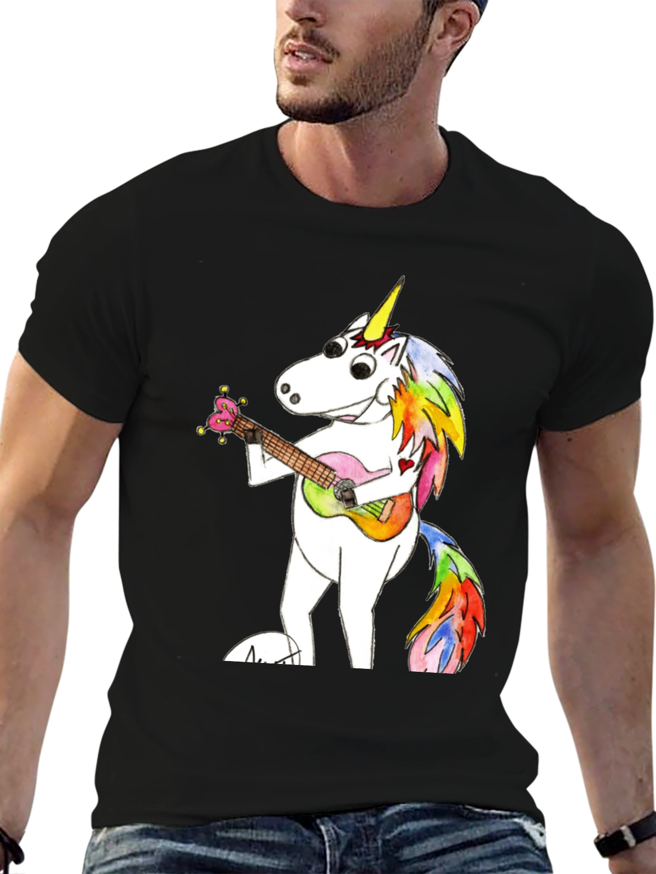 Unicorn Ukulele Graphic Tee