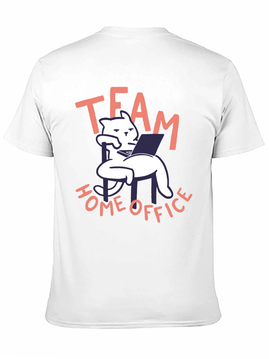 Team Home Office Black Cat T-Shirt
