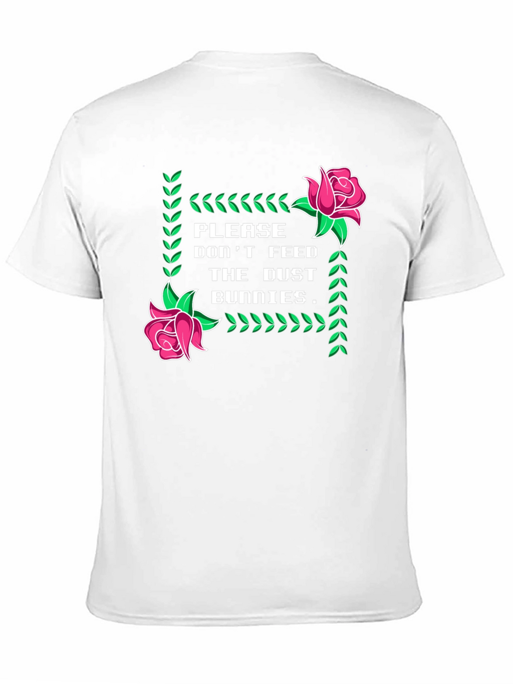 Dust Bunnies Tee - Novelty Graphic Print T-Shirt