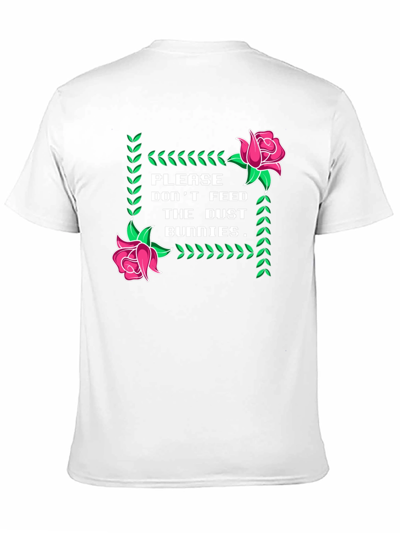 Dust Bunnies Tee - Novelty Graphic Print T-Shirt