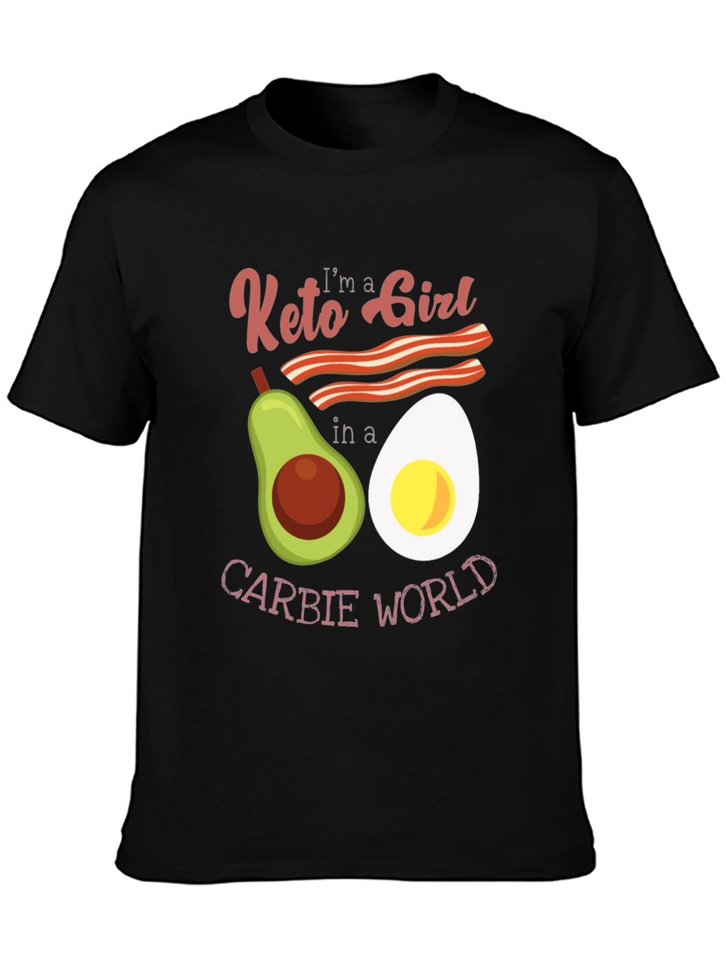 Keto Girl Graphic T-Shirt: Low Carb Lifestyle Tee