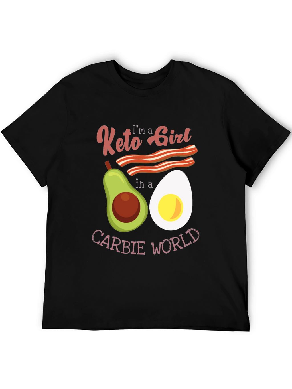 Keto Girl Graphic T-Shirt: Low Carb Lifestyle Tee