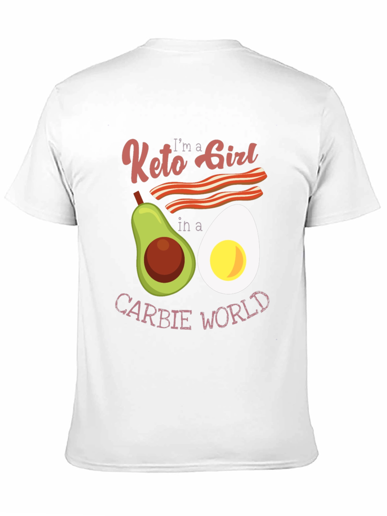 Keto Girl Graphic T-Shirt: Low Carb Lifestyle Tee
