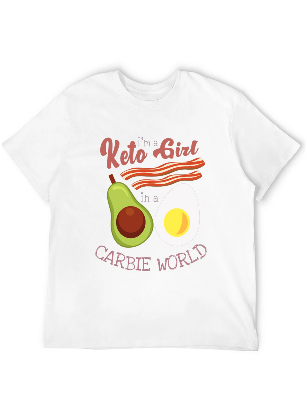 Keto Girl Graphic T-Shirt: Low Carb Lifestyle Tee