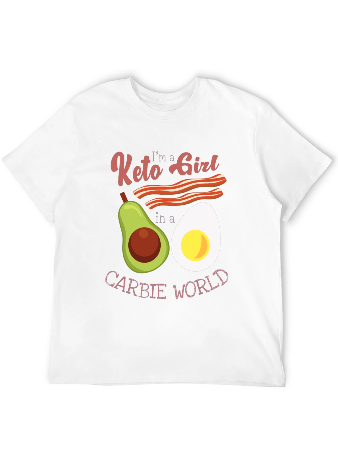Keto Girl Graphic T-Shirt: Low Carb Lifestyle Tee