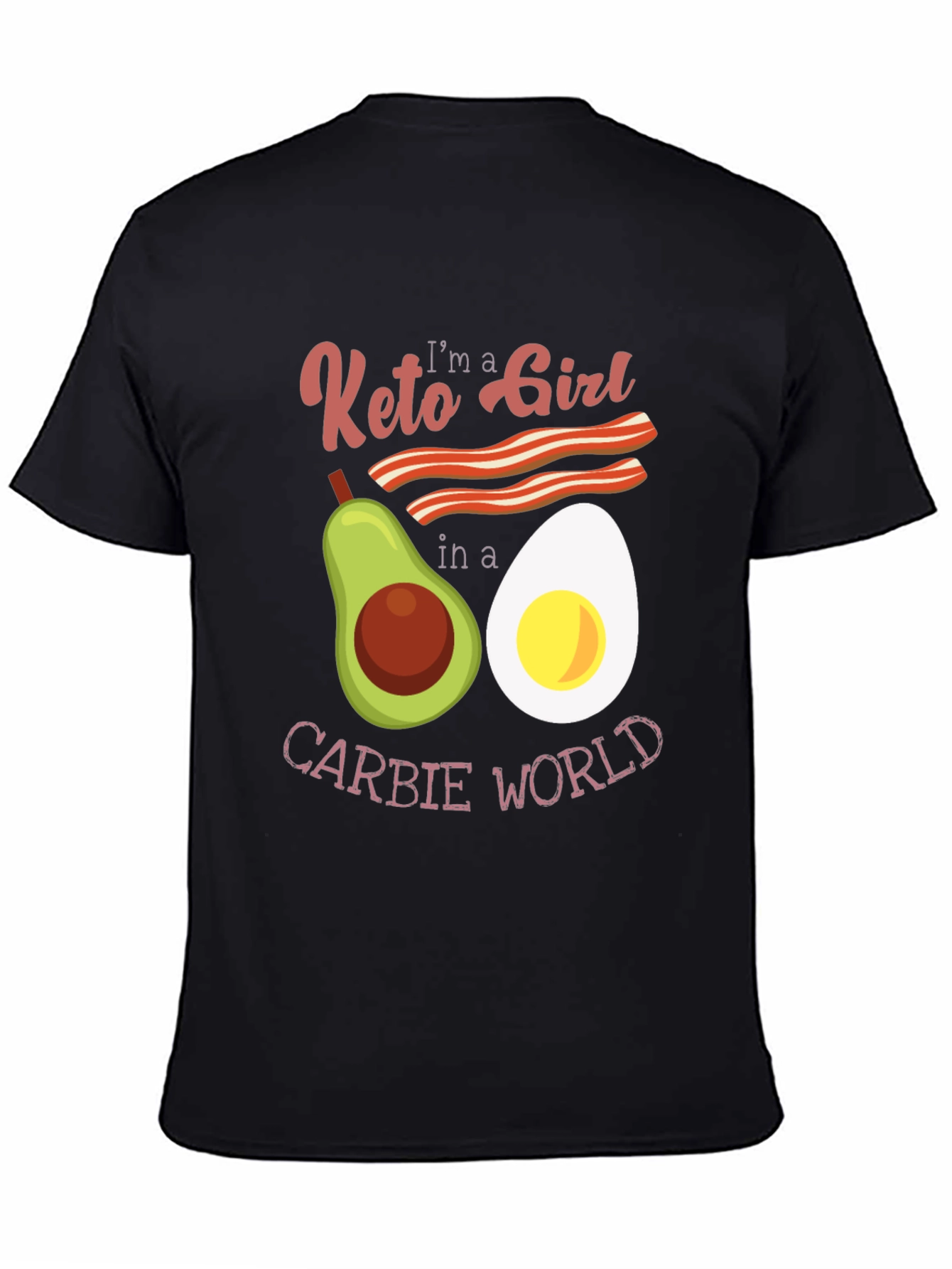 Keto Girl Graphic T-Shirt: Low Carb Lifestyle Tee