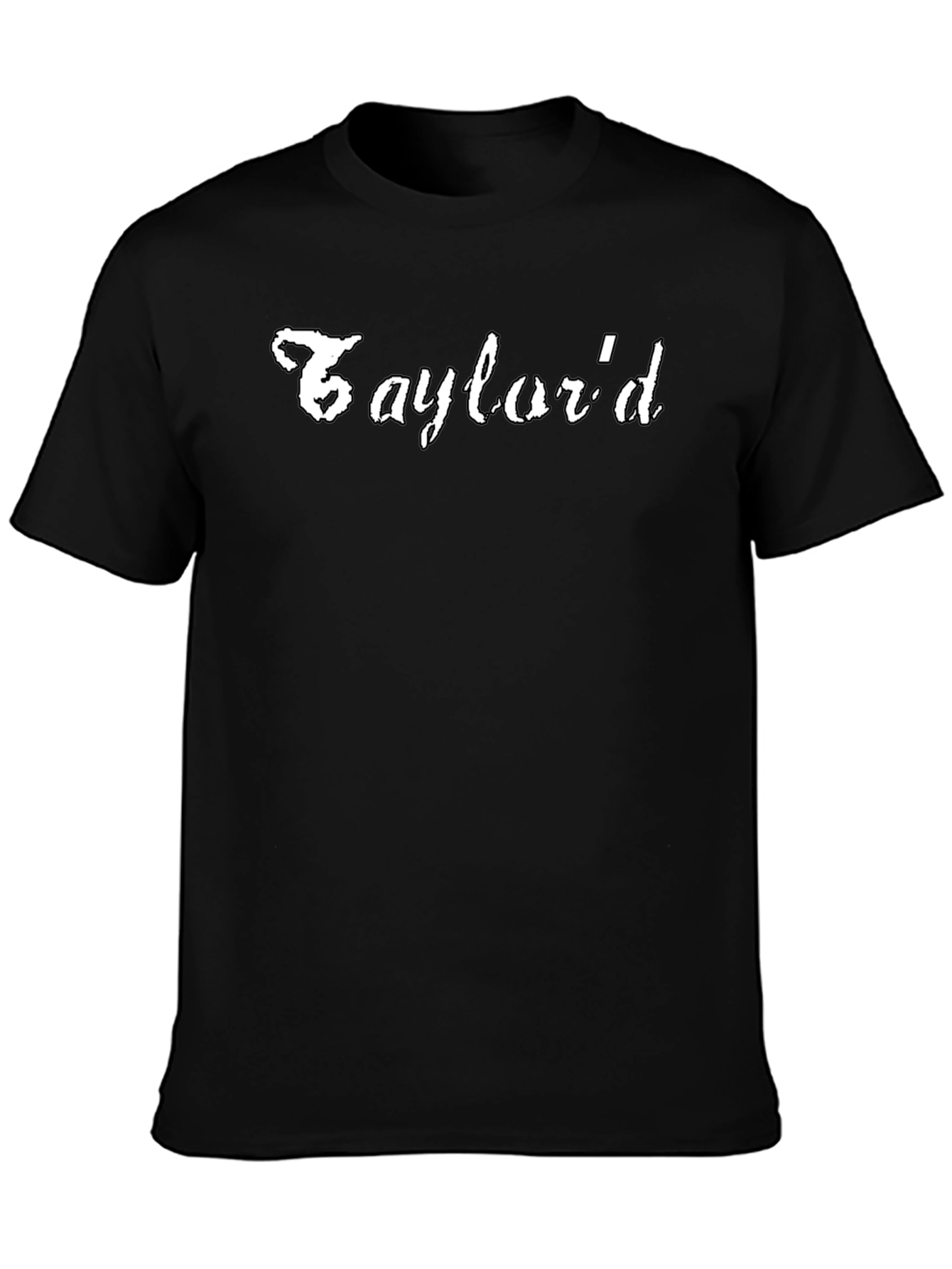 Saylordd Graphic Print Black T-Shirt