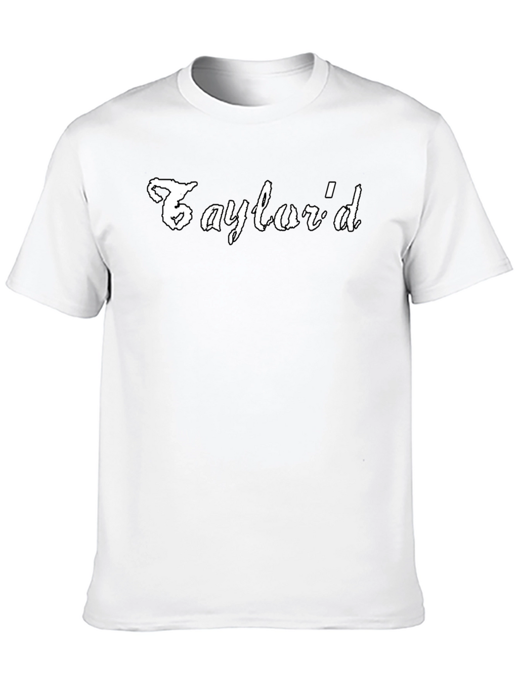 Saylordd Graphic Print Black T-Shirt