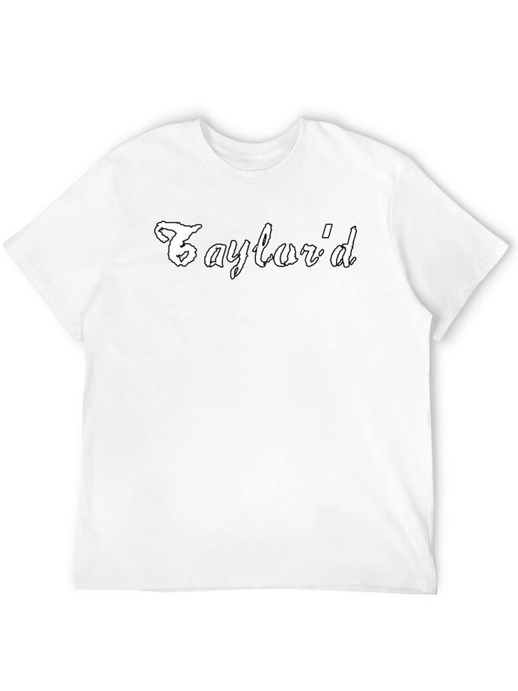Saylordd Graphic Print Black T-Shirt