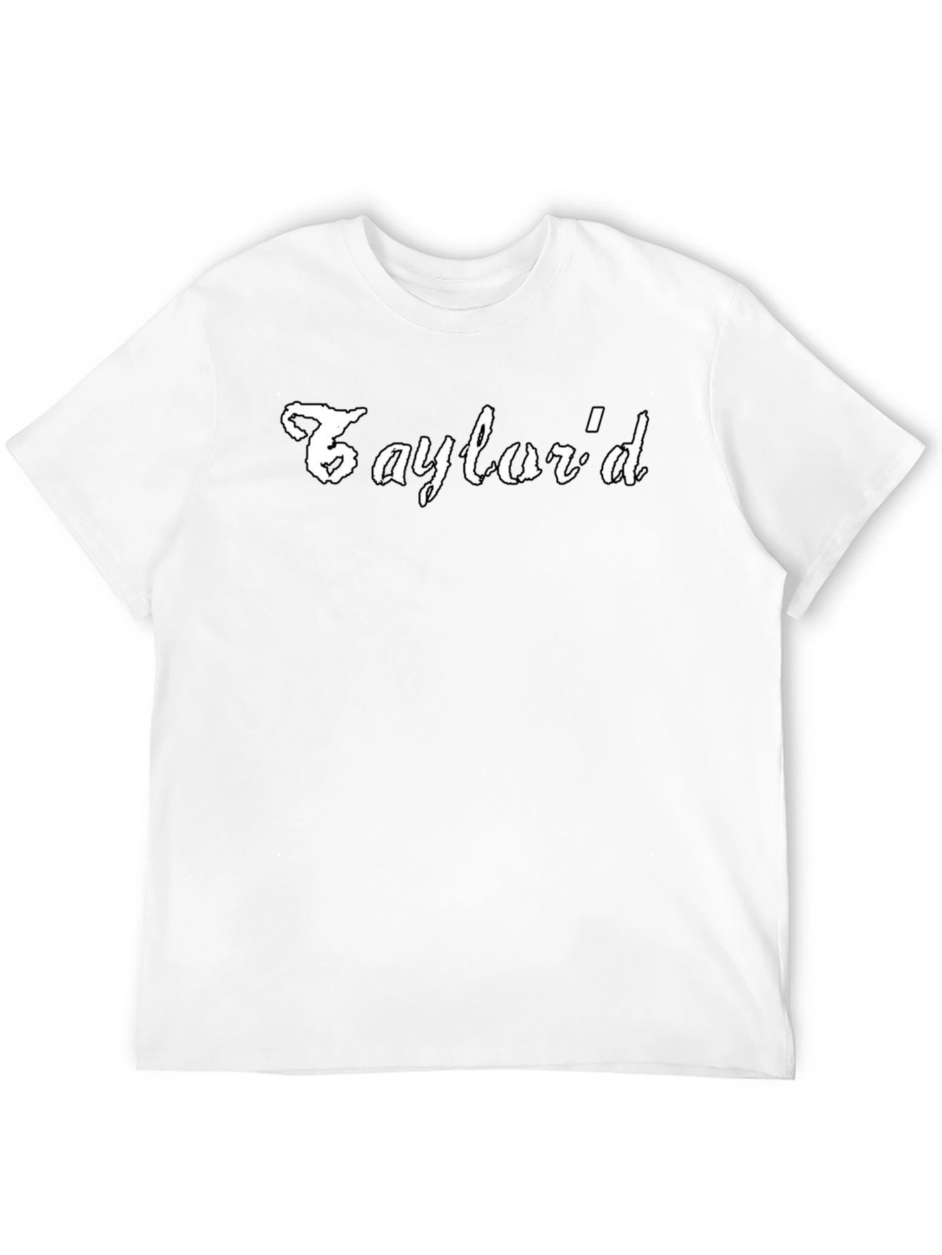 Saylordd Graphic Print Black T-Shirt