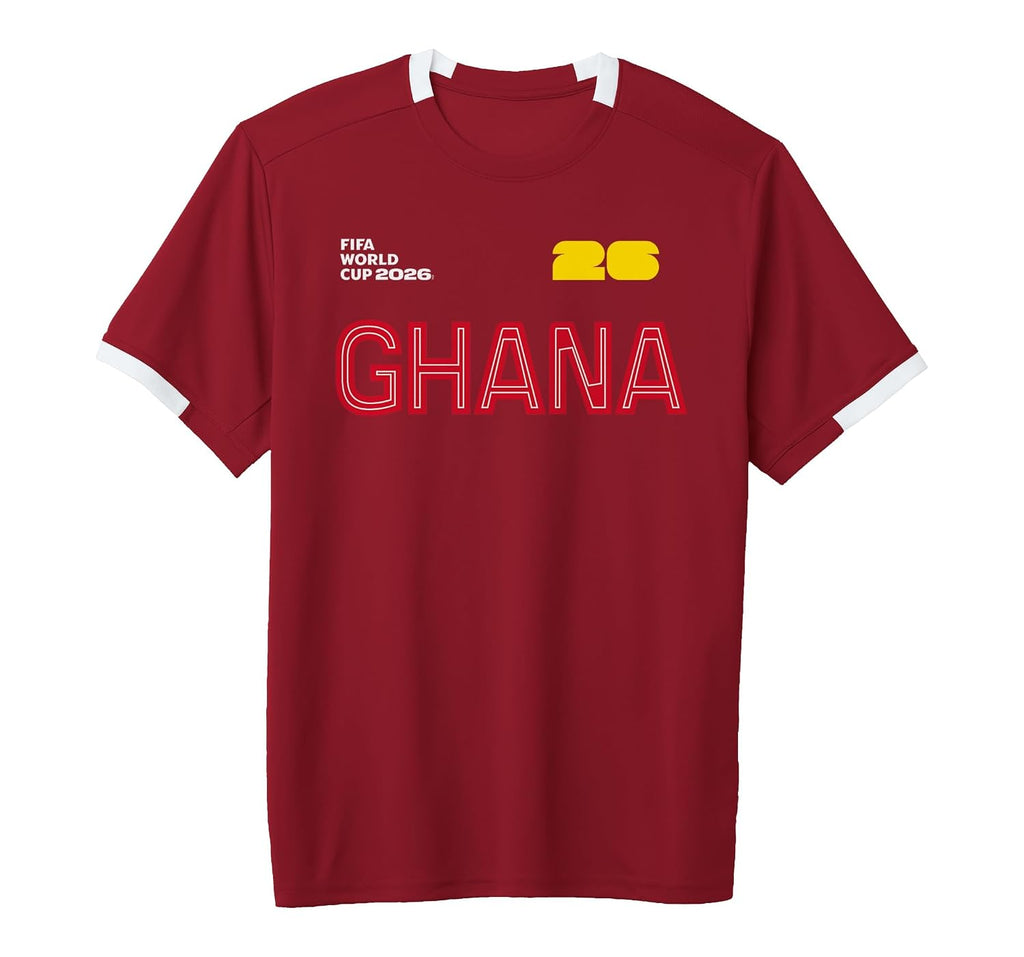 Ghana Short-Sleeve Soccer Jersey