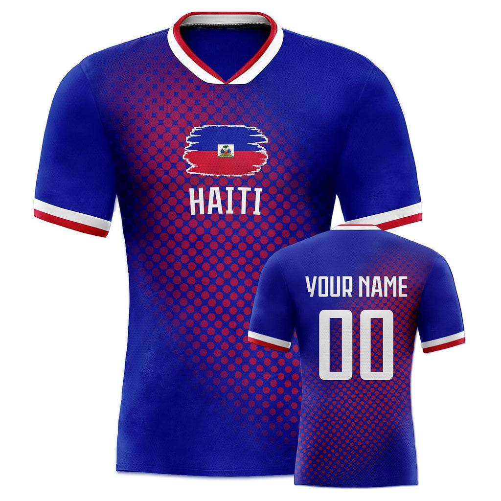 Custom Soccer Jersey Flag Uniform Shirt for Fans, Personalized Name & Numbers
