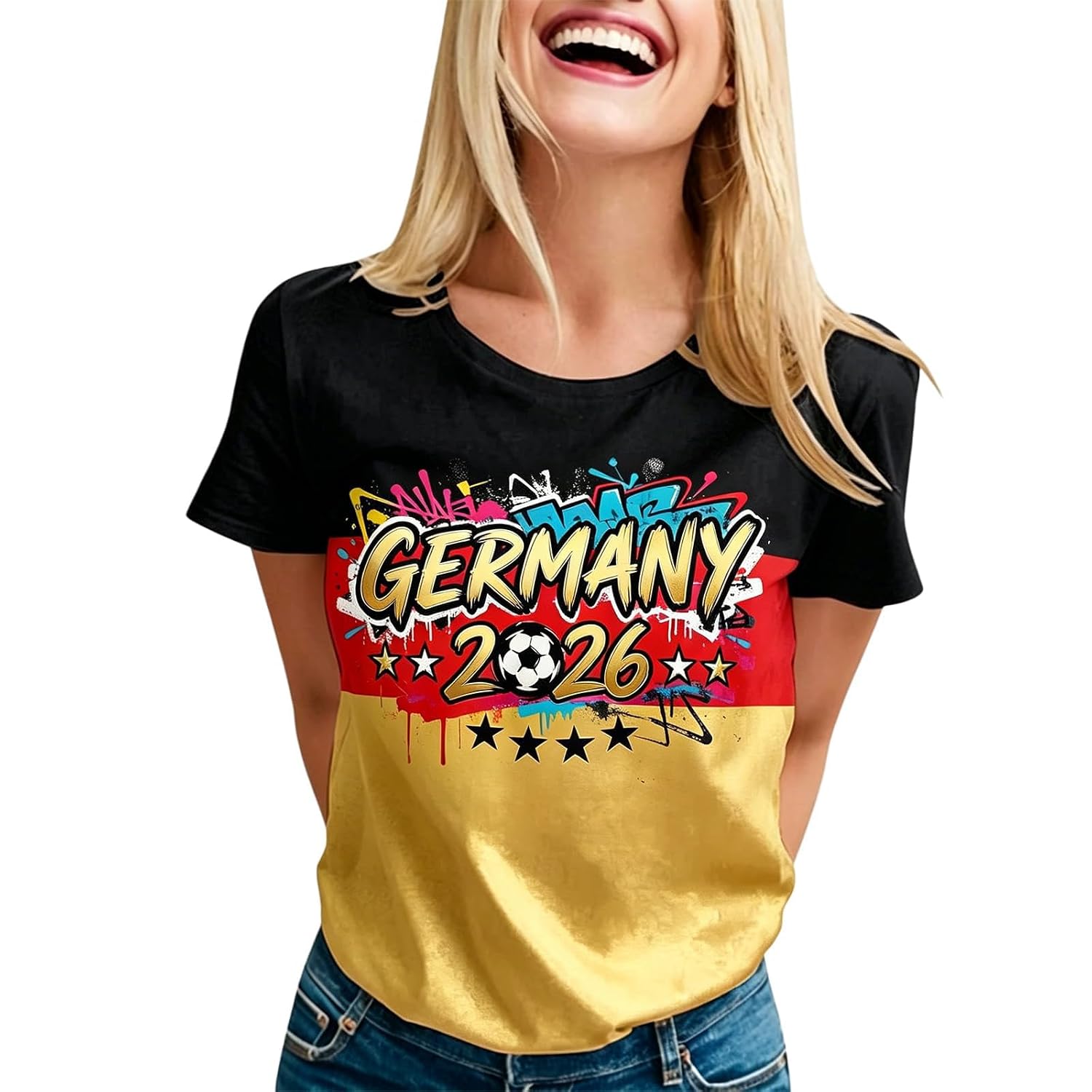 Women's World Cup Soccer Jersey 2026 - Short Sleeve Graphic Tee