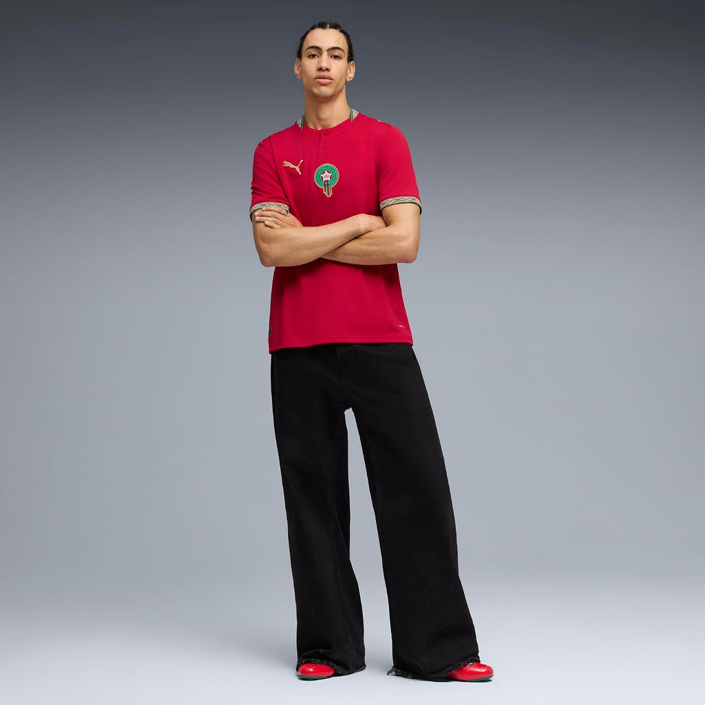 Men's Morocco Home Soccer Jersey - Replica Style