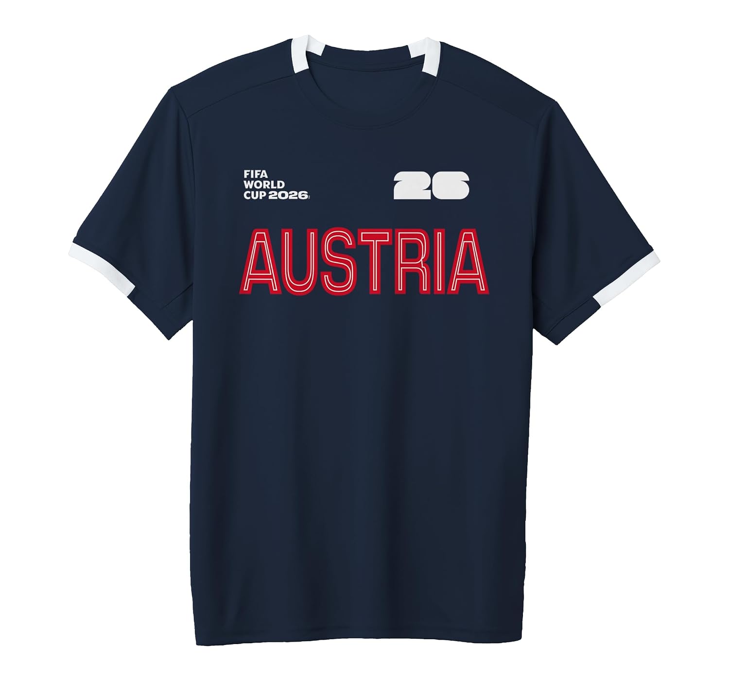 Austria World Cup 26 Short-Sleeve Soccer Jersey