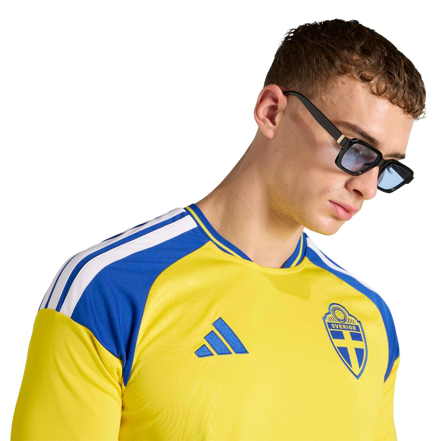 Men's Sweden Home Soccer Jersey