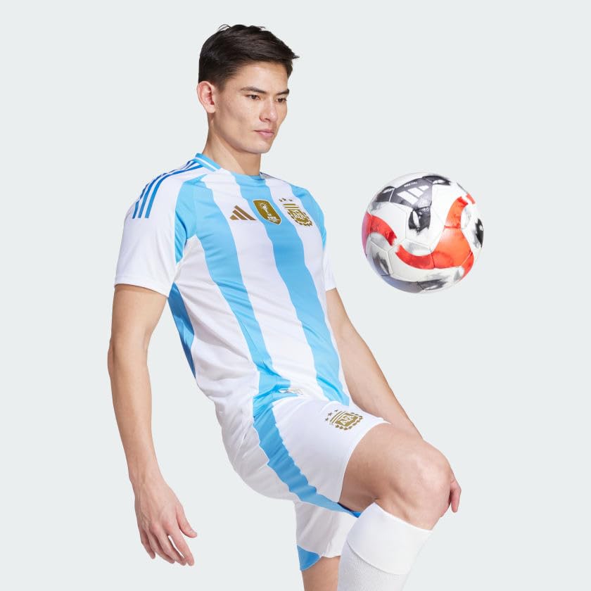 Argentina Men's 3-Stars Home Soccer Jersey 2024