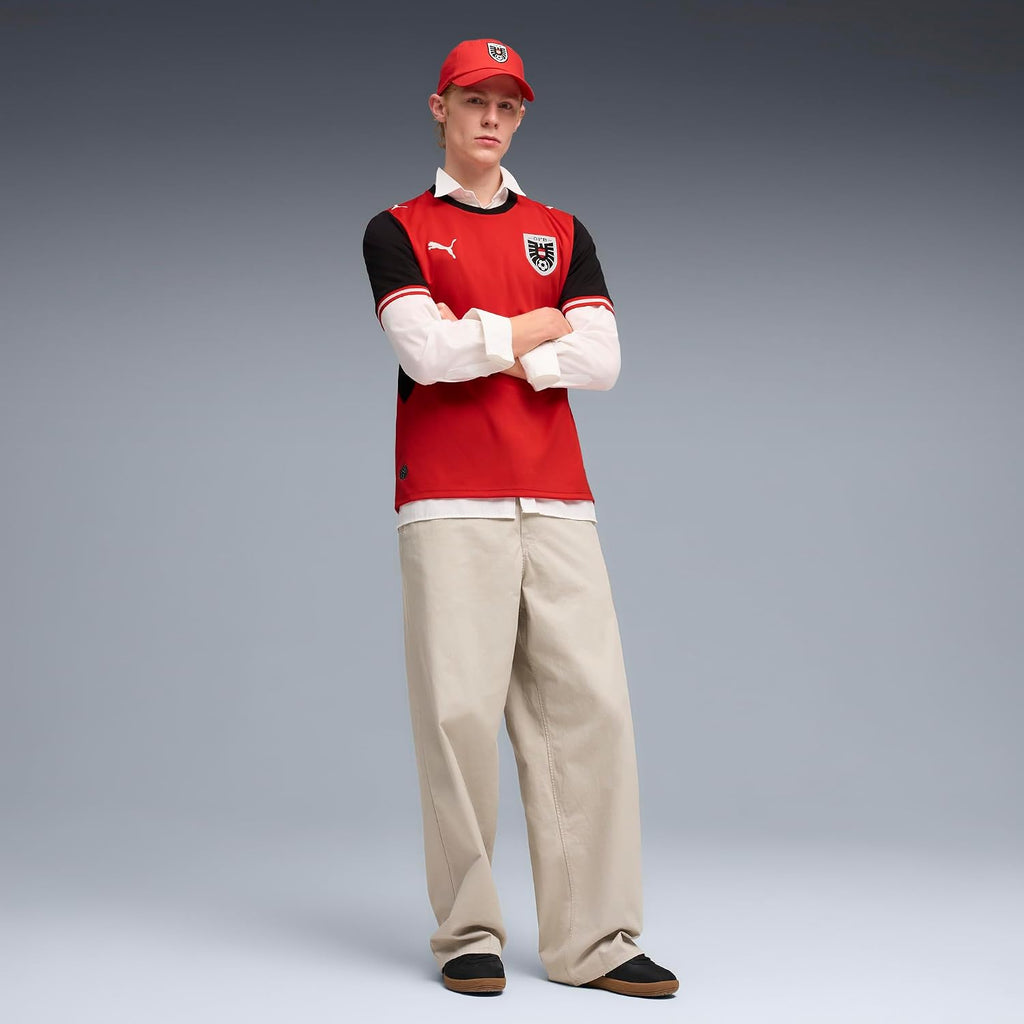 Men's Austria National Team Home Soccer Jersey