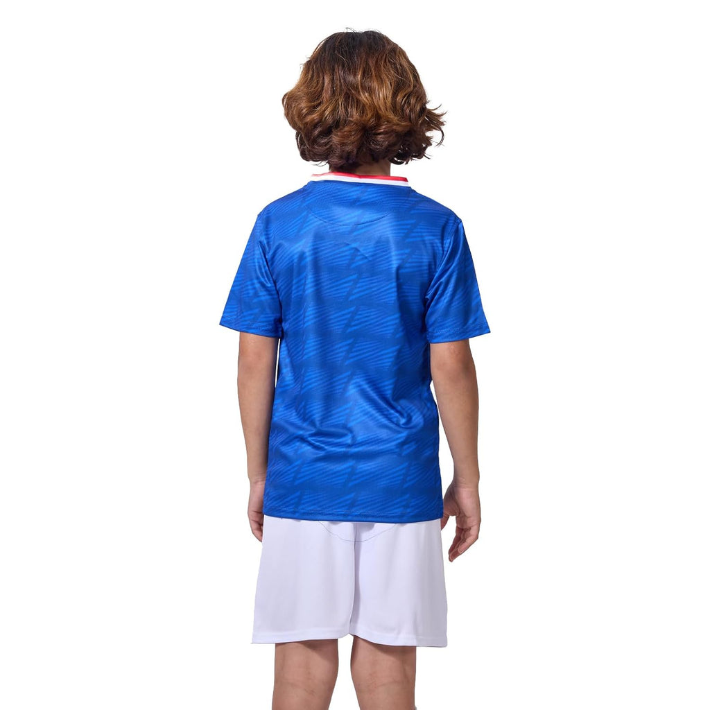 Kids Soccer Jersey Short Sleeve Game Day Training Shirt
