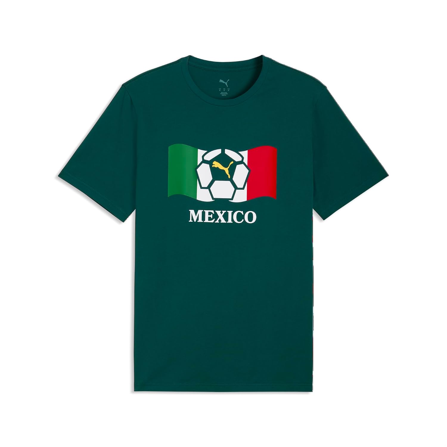 Men's Mexico Graphic Crew Neck Short Sleeve Soccer Jersey - Green