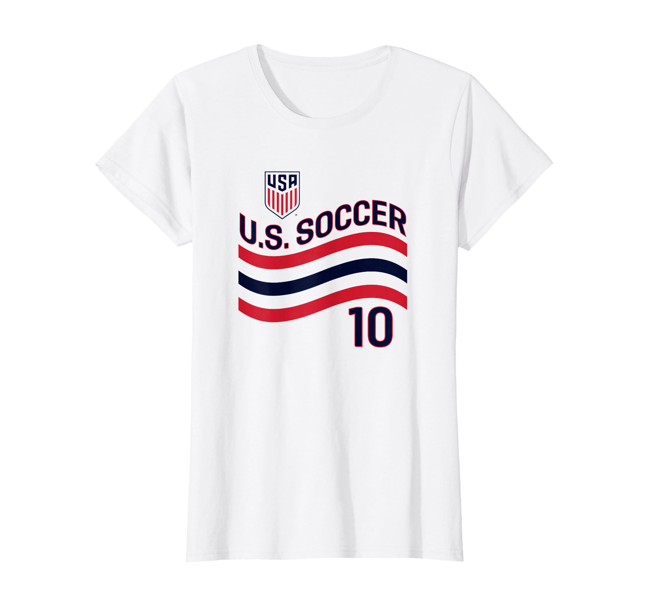 USMNT Christian Pulisic 10 White Soccer Jersey T-Shirt