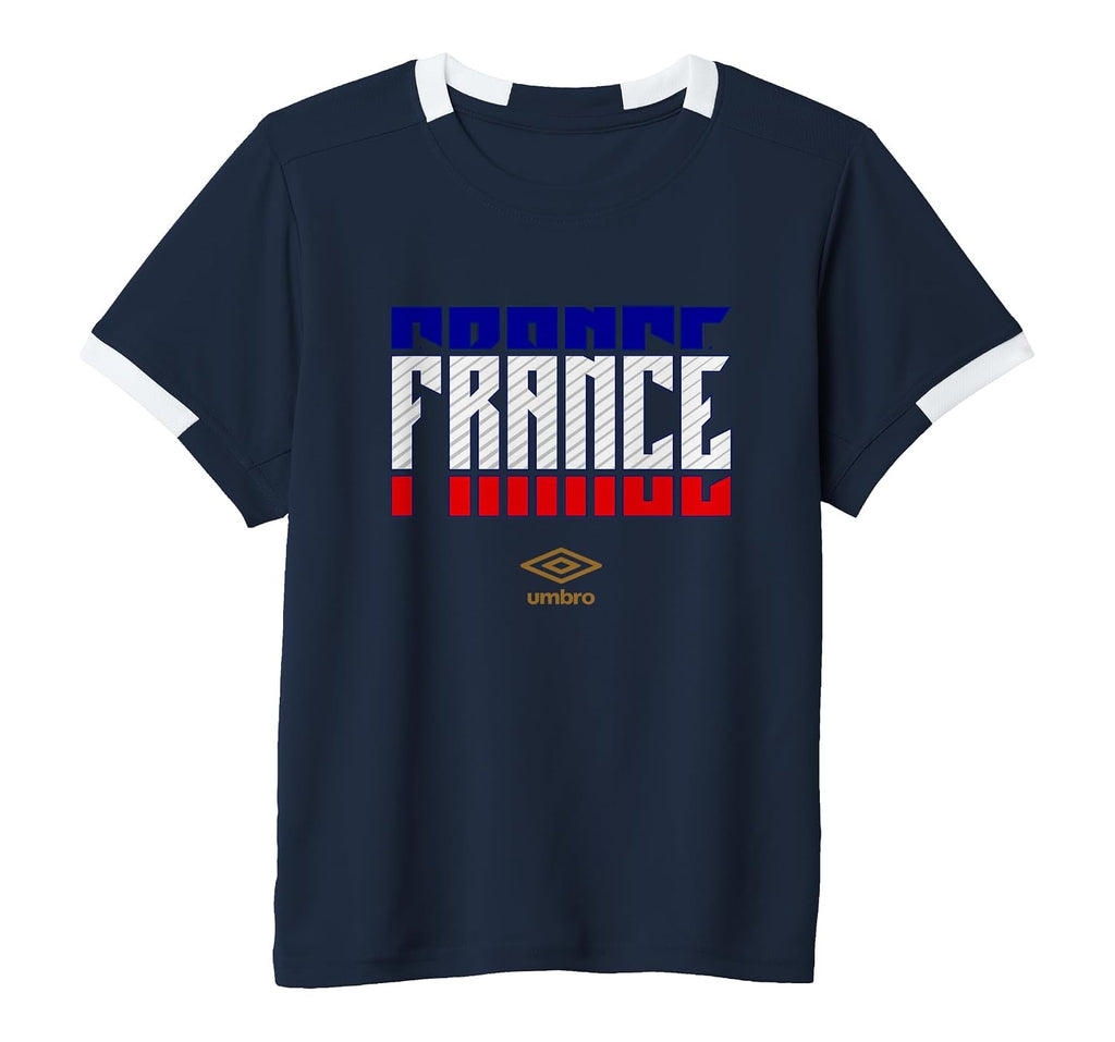 France Stacked Logo Short-Sleeve Soccer Jersey