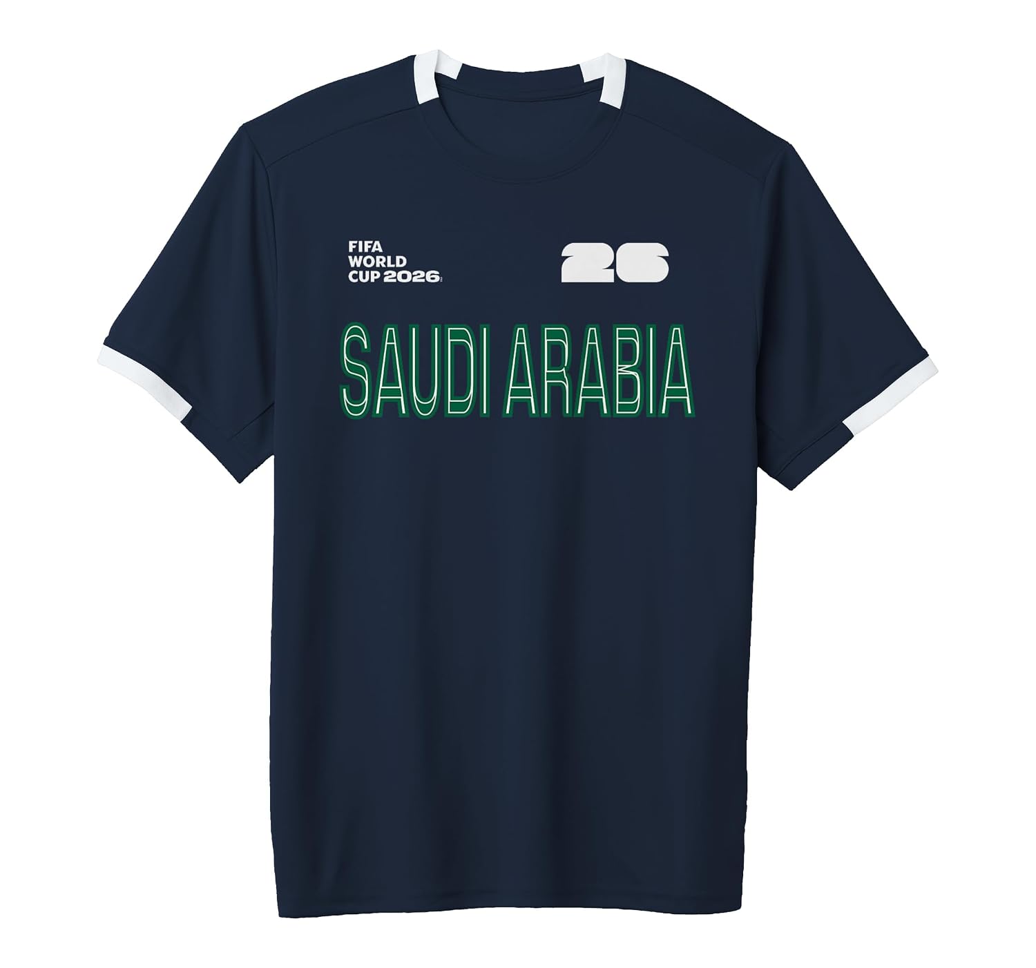 Saudi Arabia 2026 World Cup Short-Sleeve Soccer Jersey