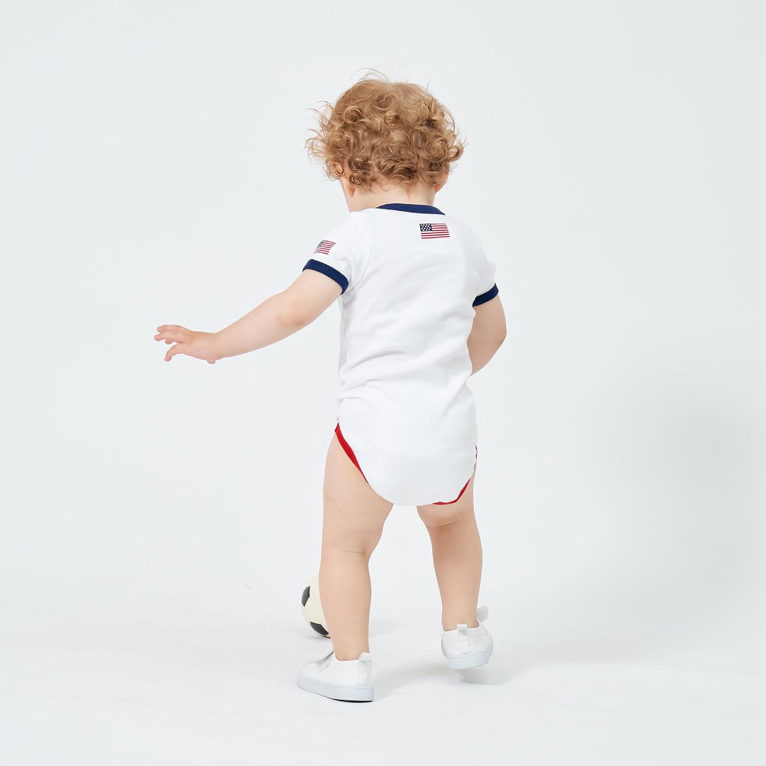 Baby Soccer Jersey Onesie - Infant & Toddler Clothes for Boys & Girls