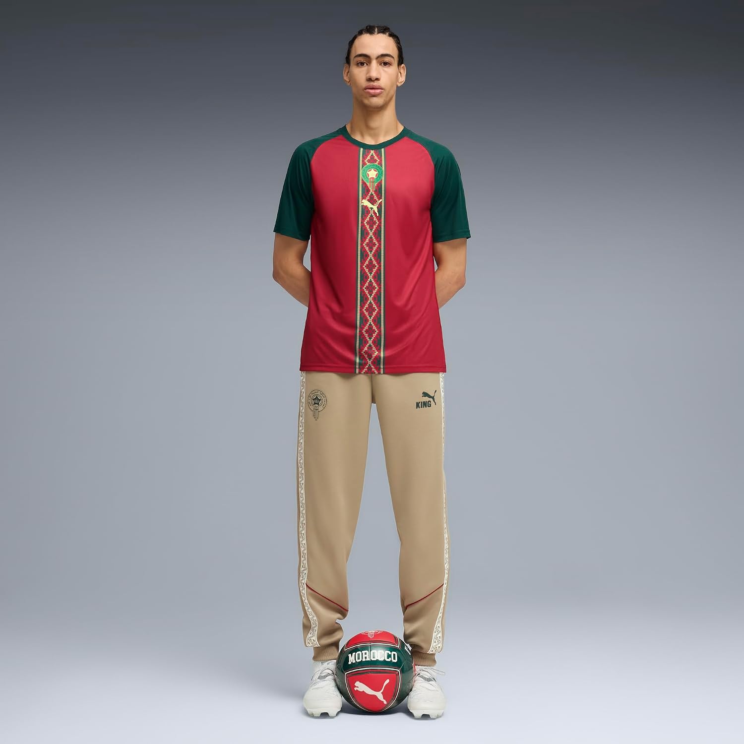 Men's Morocco Soccer Warm Up Jersey