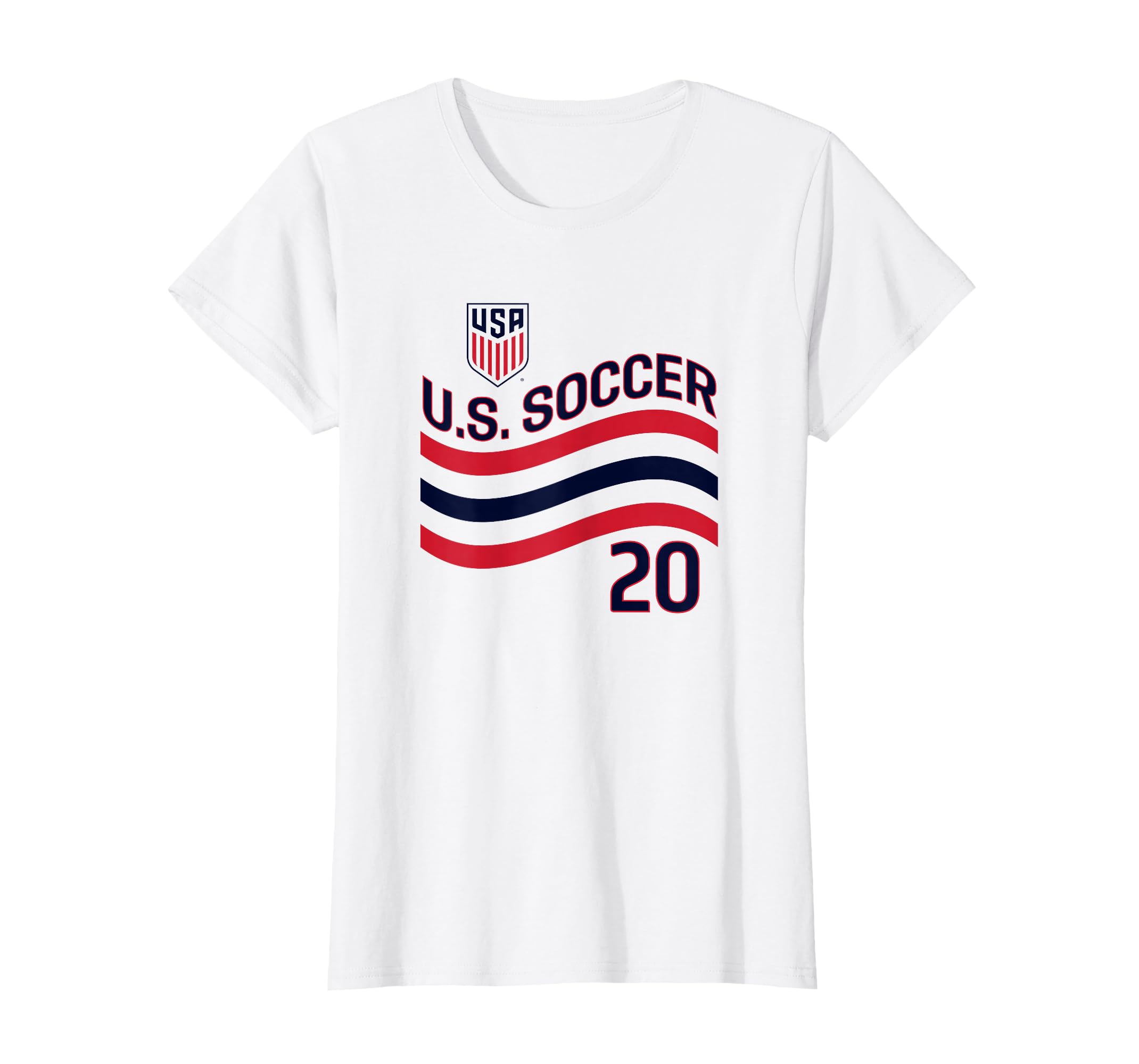 USMNT Folarin Balogun 20 White Soccer T-Shirt