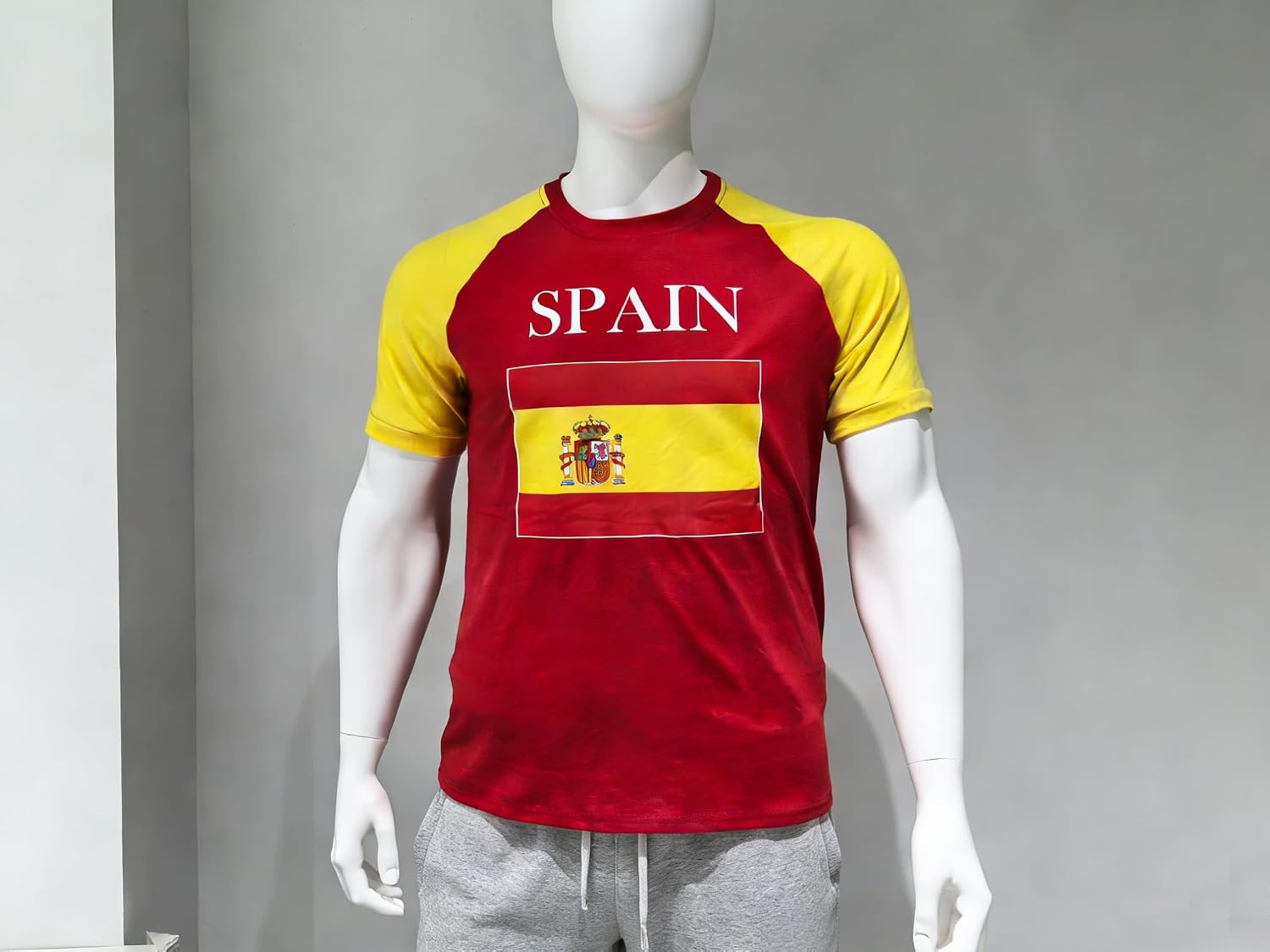 Men's Soccer Fan Tee with National Flag Design – Soft Cloth, Classic Style
