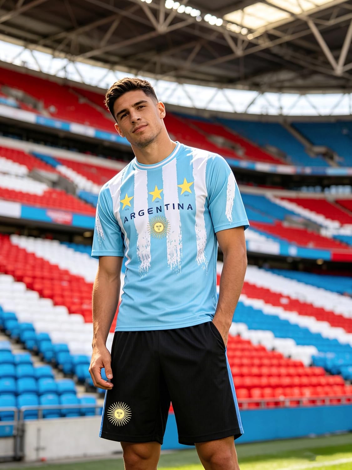 Men's 2026 World Cup Soccer Jersey Set - 2 Piece Flag Design