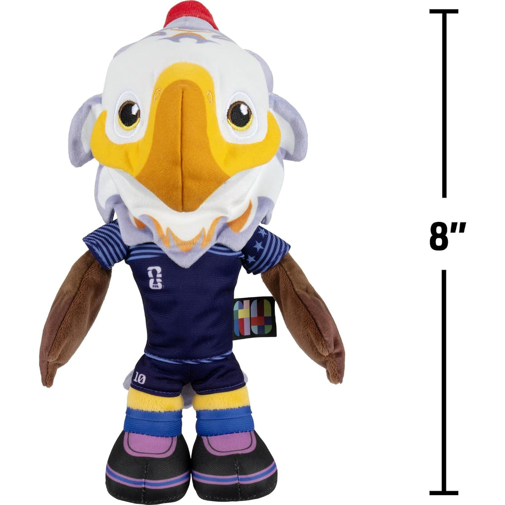 USA 2026 World Cup 8-Inch Plush Soccer Mascot - Soft Blue Uniform Collectible