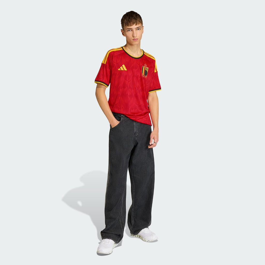 Men's Belgium Home Replica Soccer Jersey