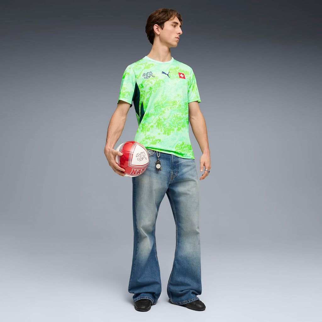 Men's Swiss National Team Away Soccer Jersey