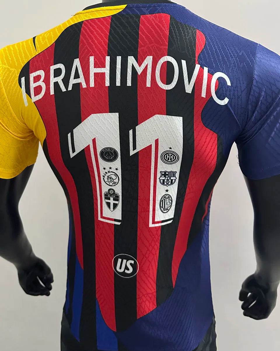 IBRAHIMOVIC #11 Combine Version Player Version Soccer Jersey Back
