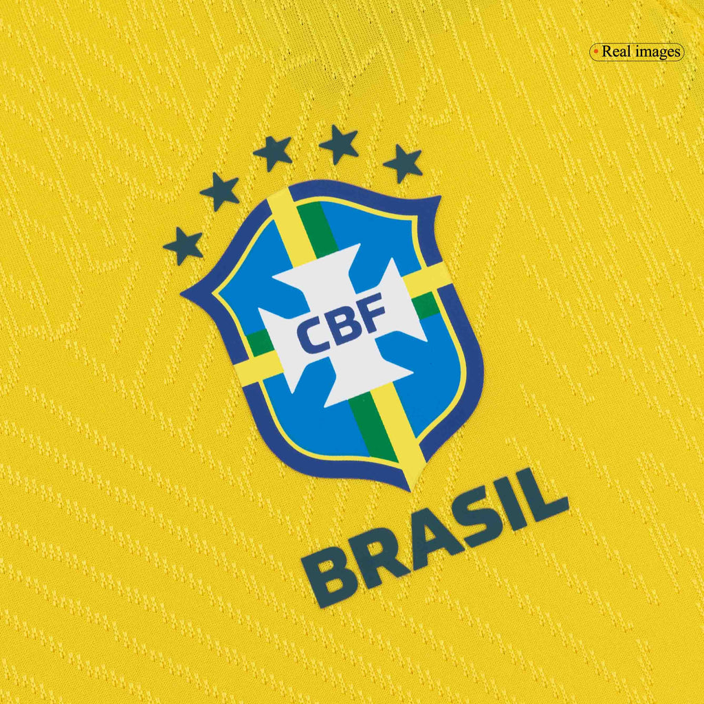 Brazil Home Match Jersey Player Version World Cup 2026 Back