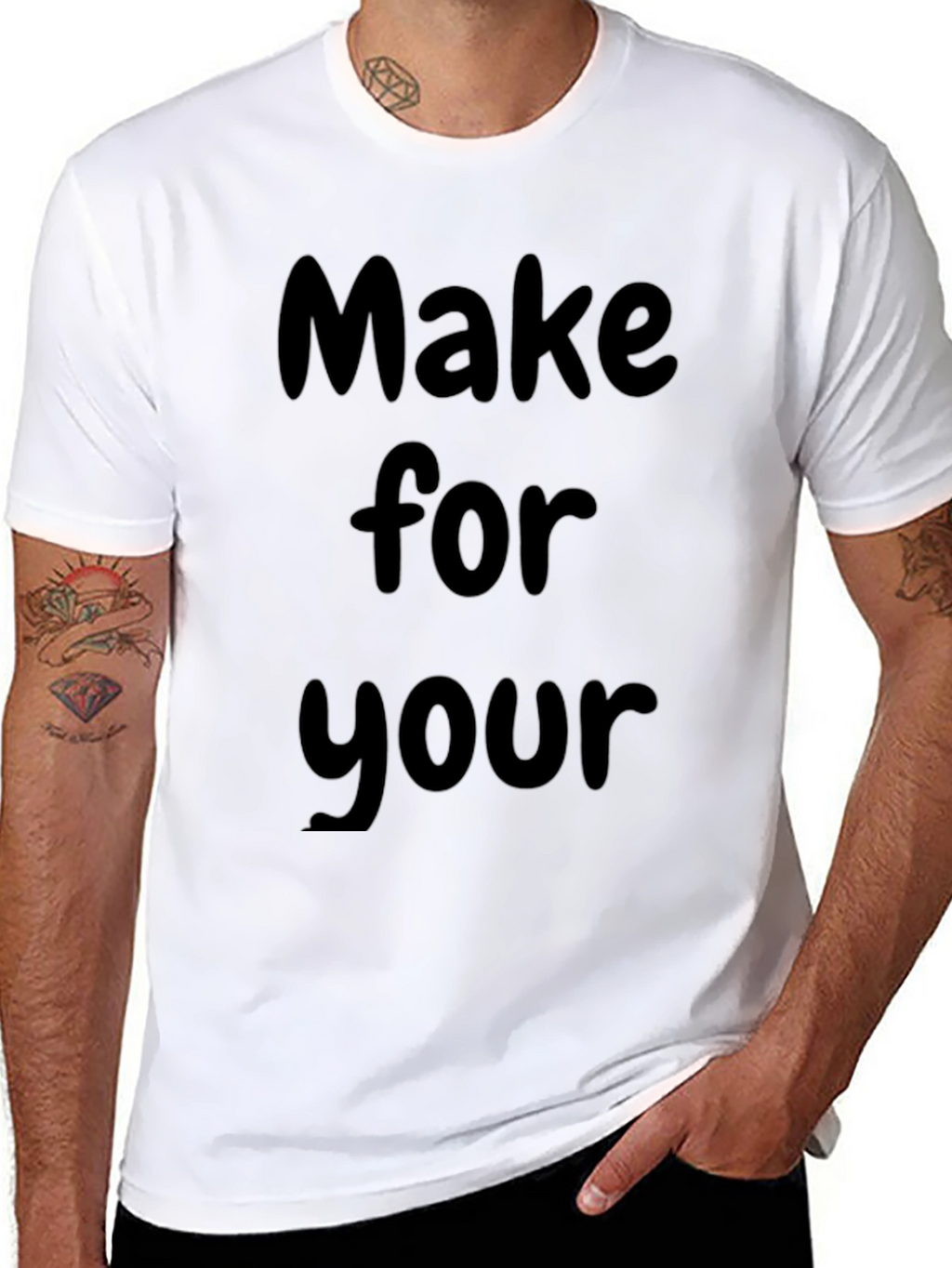 Make for your Black Tee