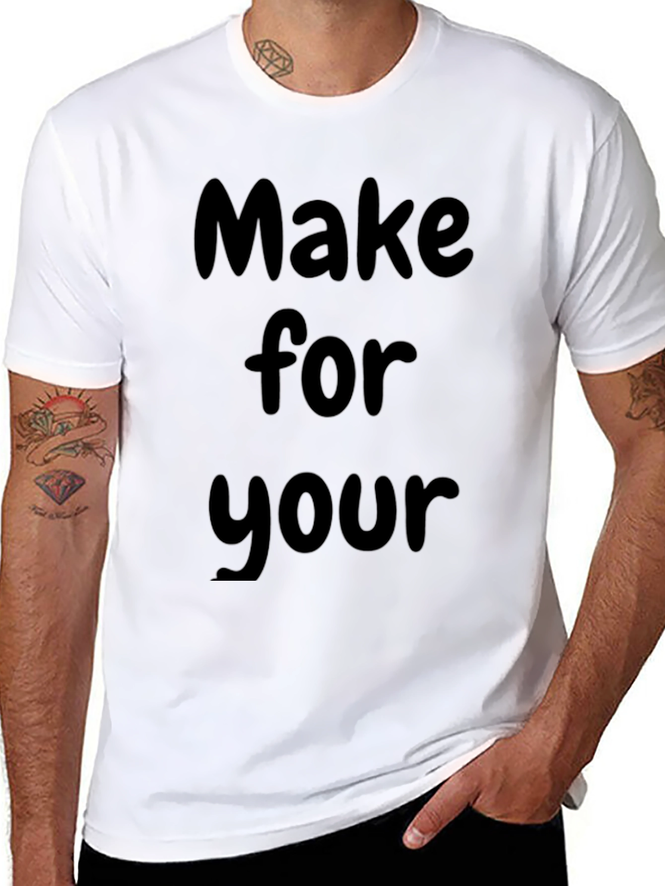 Make for your Black Tee
