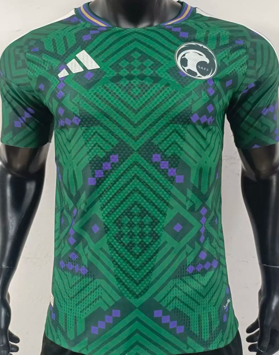 2026/27 Saudi Arabia Home Green Player Version Soccer Jersey Front