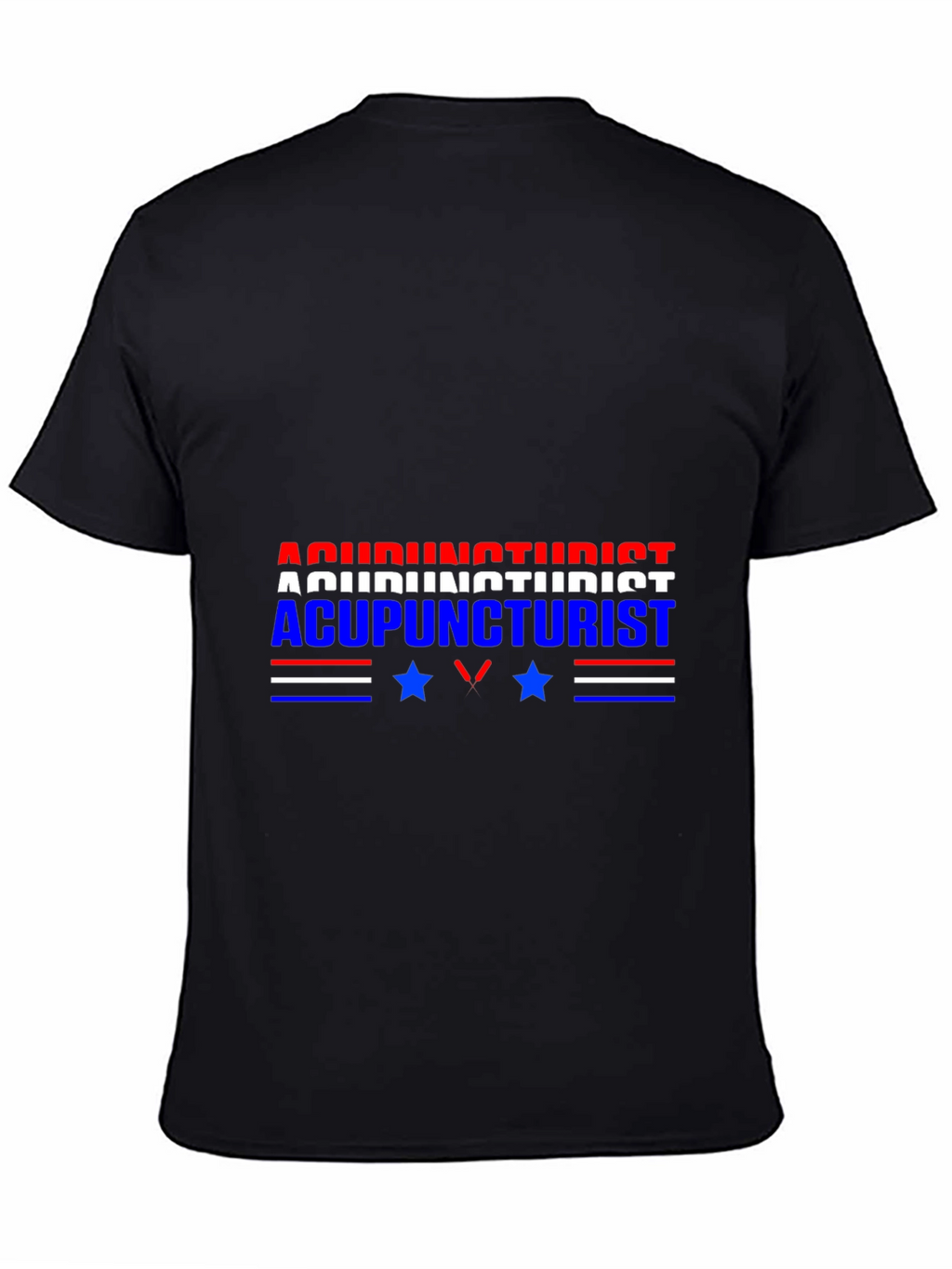 Acupuncturist Graphic Tee - Patriotic Design
