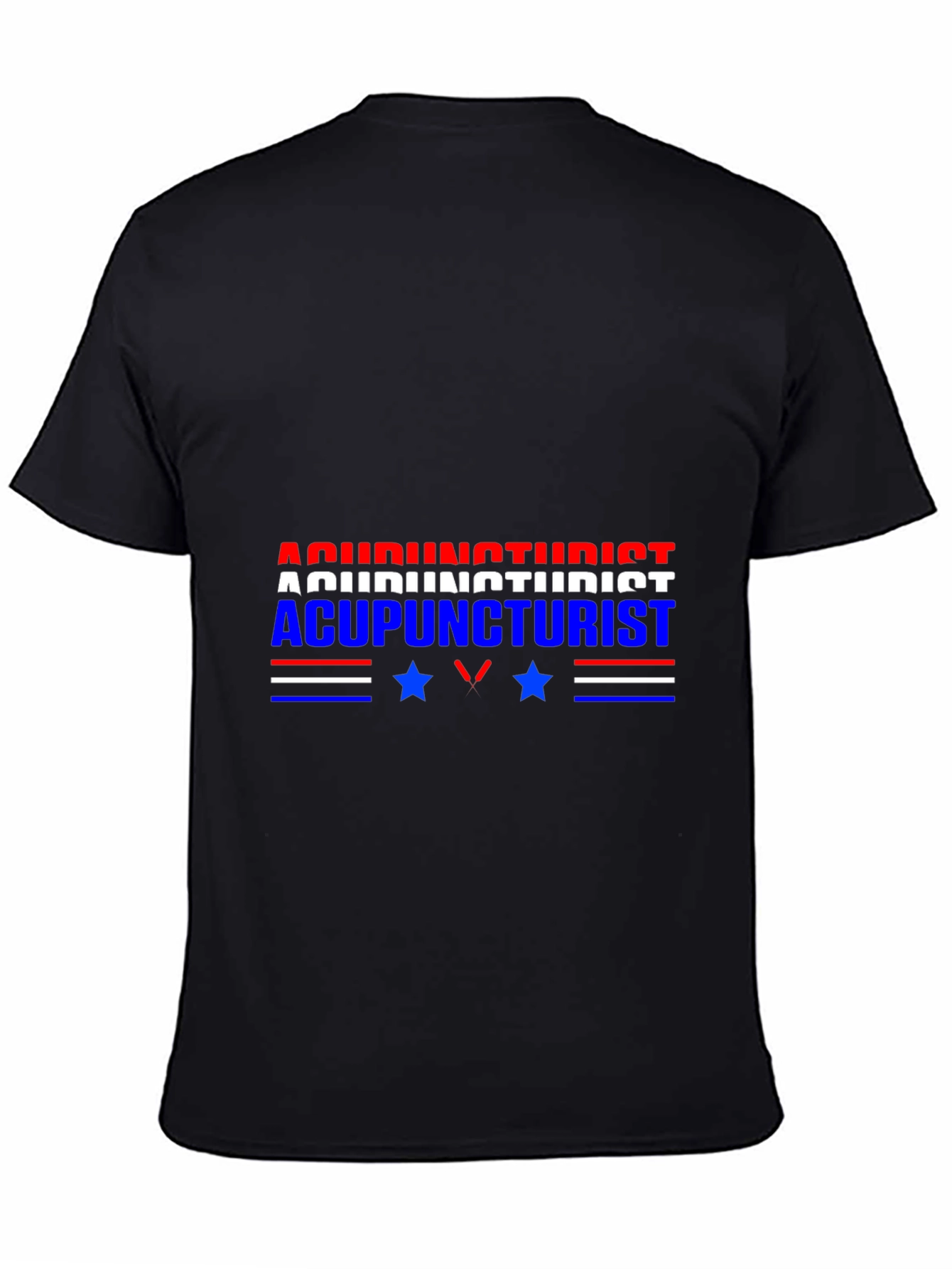 Acupuncturist Graphic Tee - Patriotic Design