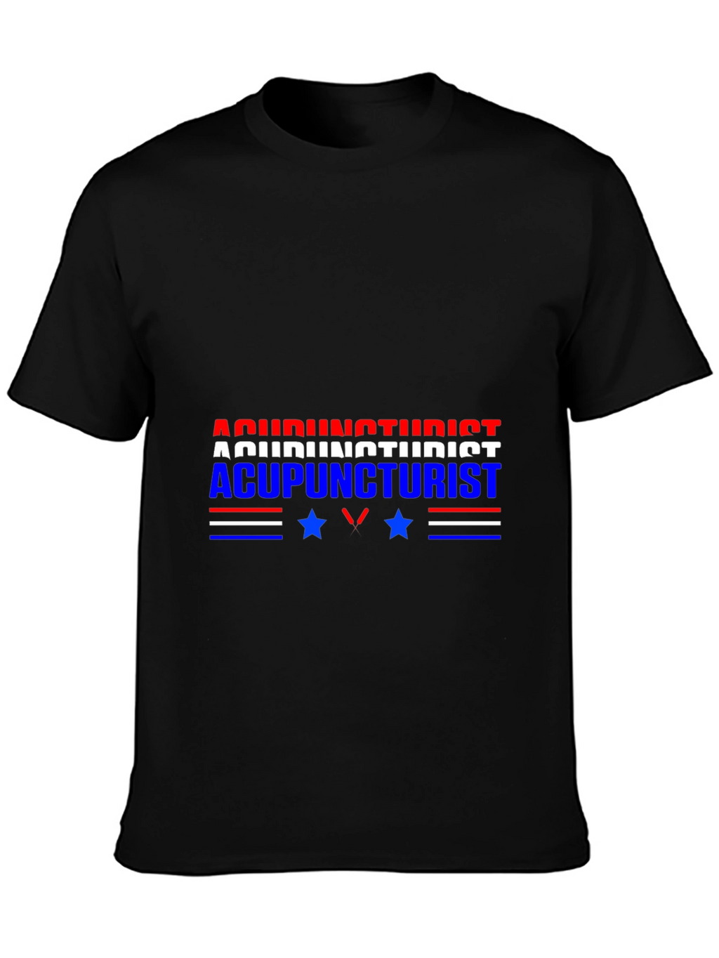 Acupuncturist Graphic Tee - Patriotic Design