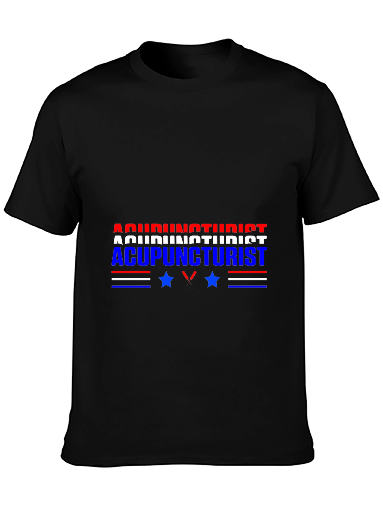 Acupuncturist Graphic Tee - Patriotic Design