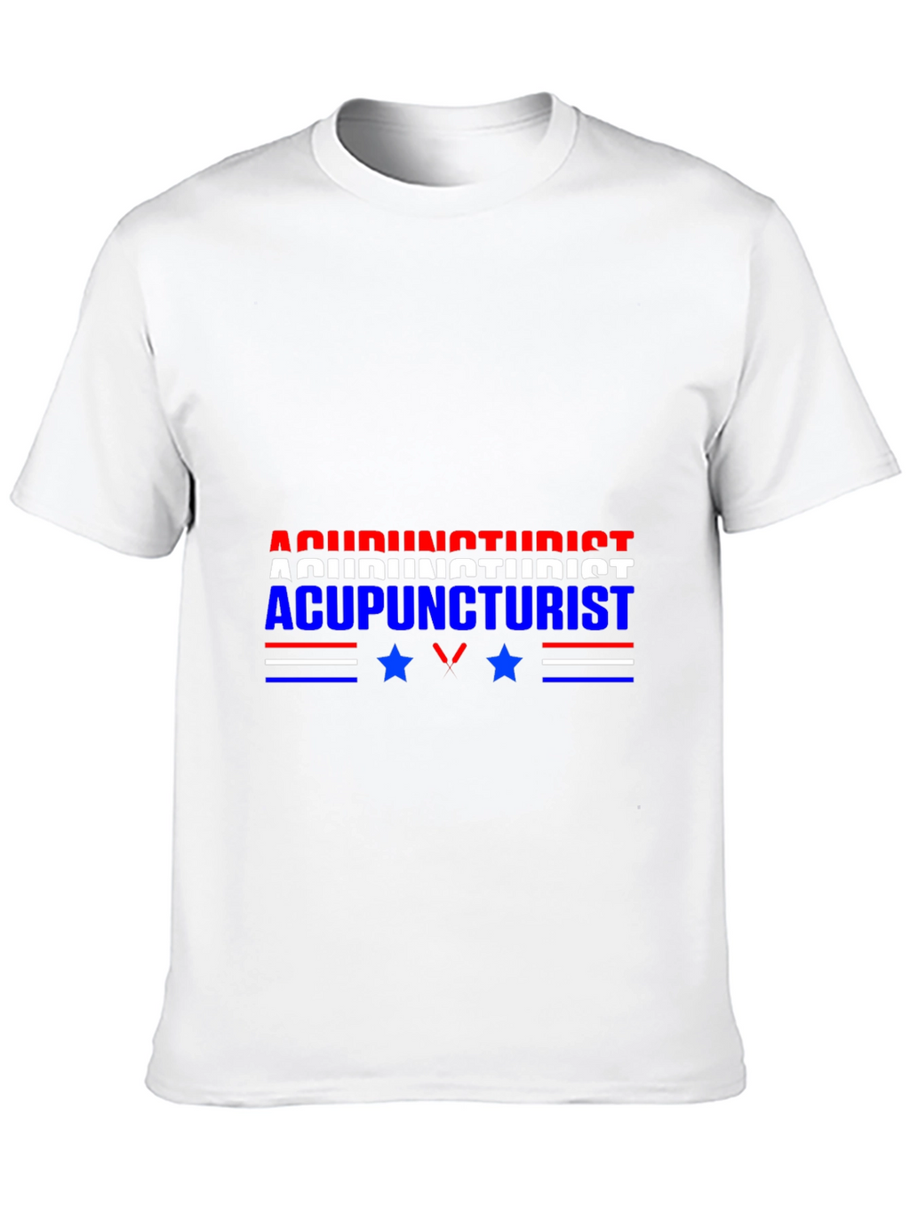 Acupuncturist Graphic Tee - Patriotic Design