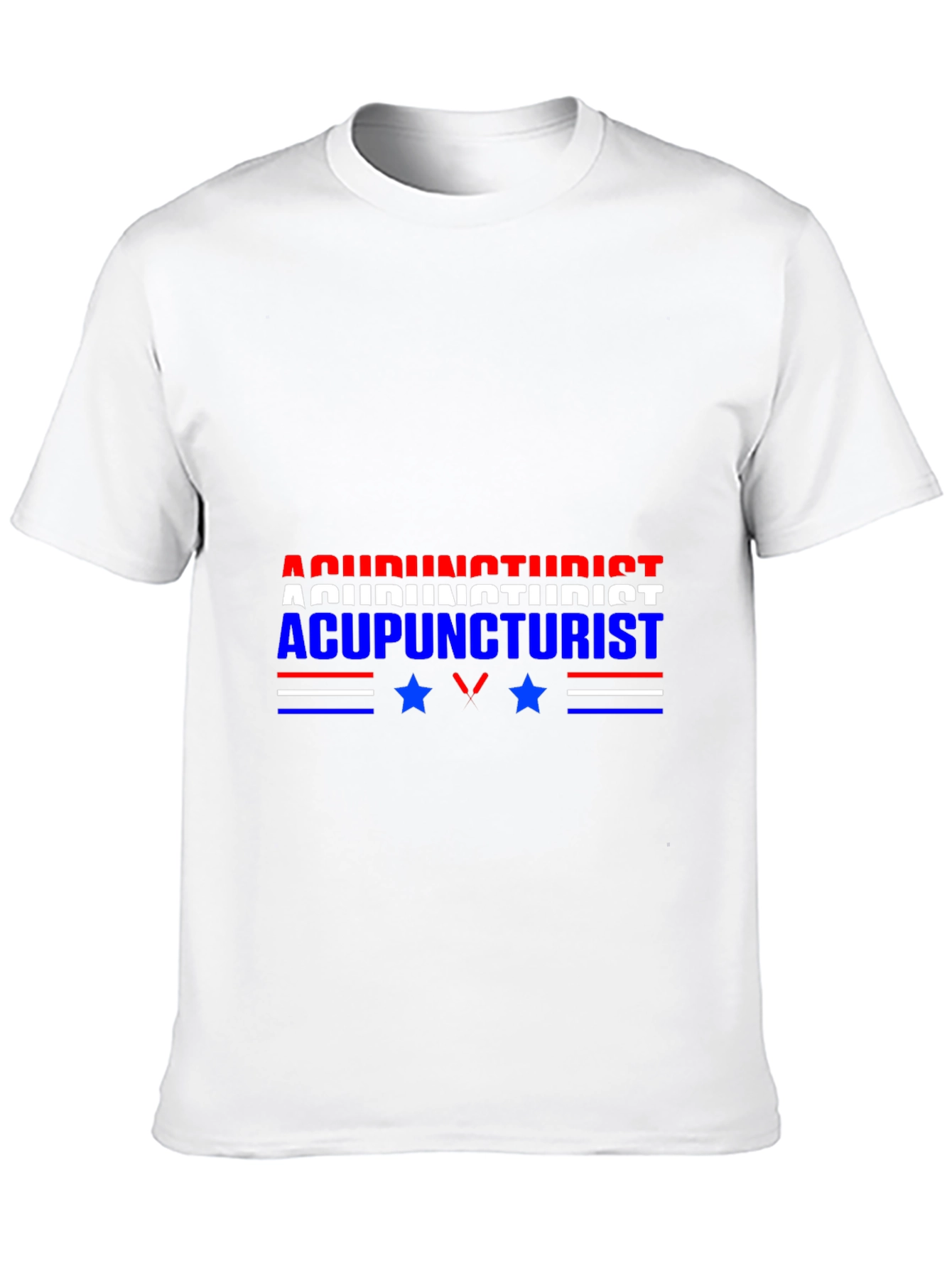 Acupuncturist Graphic Tee - Patriotic Design
