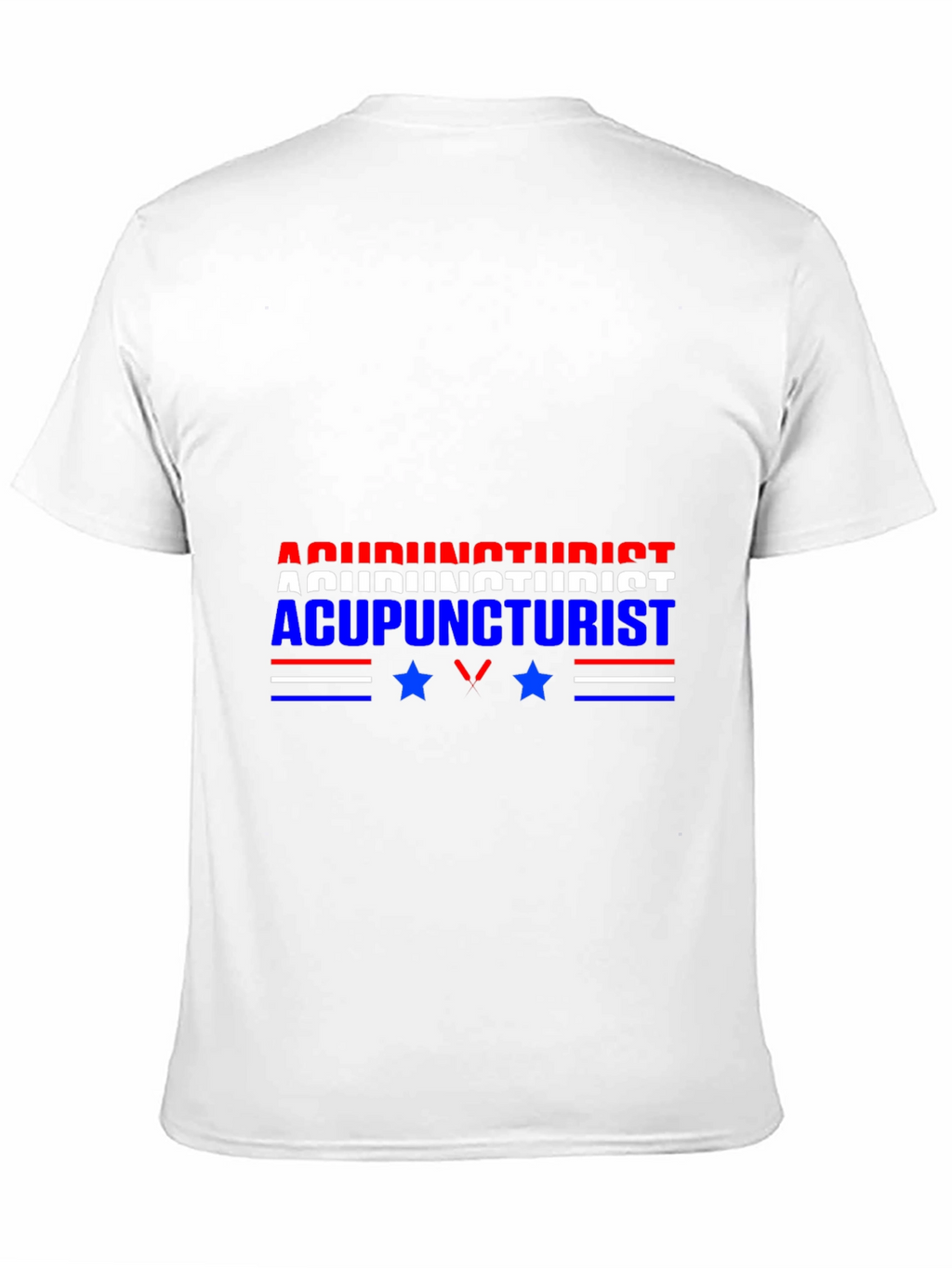 Acupuncturist Graphic Tee - Patriotic Design