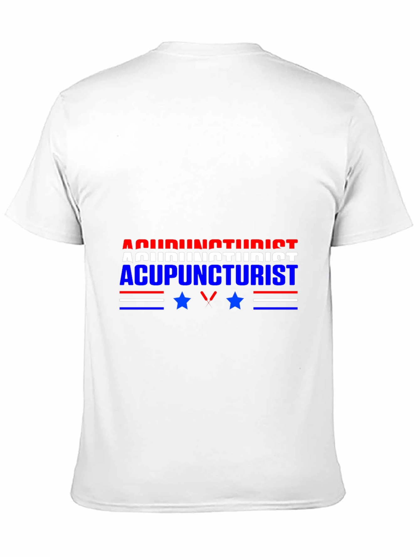 Acupuncturist Graphic Tee - Patriotic Design