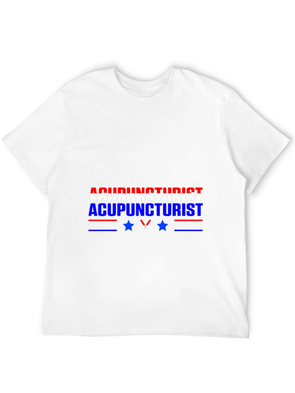Acupuncturist Graphic Tee - Patriotic Design