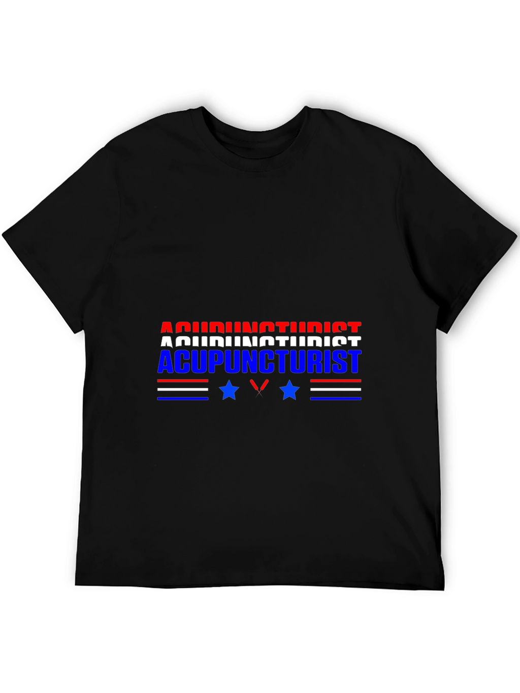 Acupuncturist Graphic Tee - Patriotic Design
